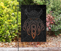 Viking Garden Flag, Odin God Furthark Tattoo Special RLT12 - Wonder Print Shop