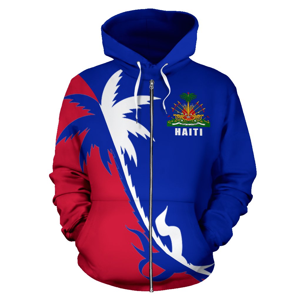 haiti-coconut-tree-zip-up-hoodie