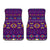 Native American Light Purple Pattern Front Car Mats Set Of 2 LT10 - Wonder Print Shop
