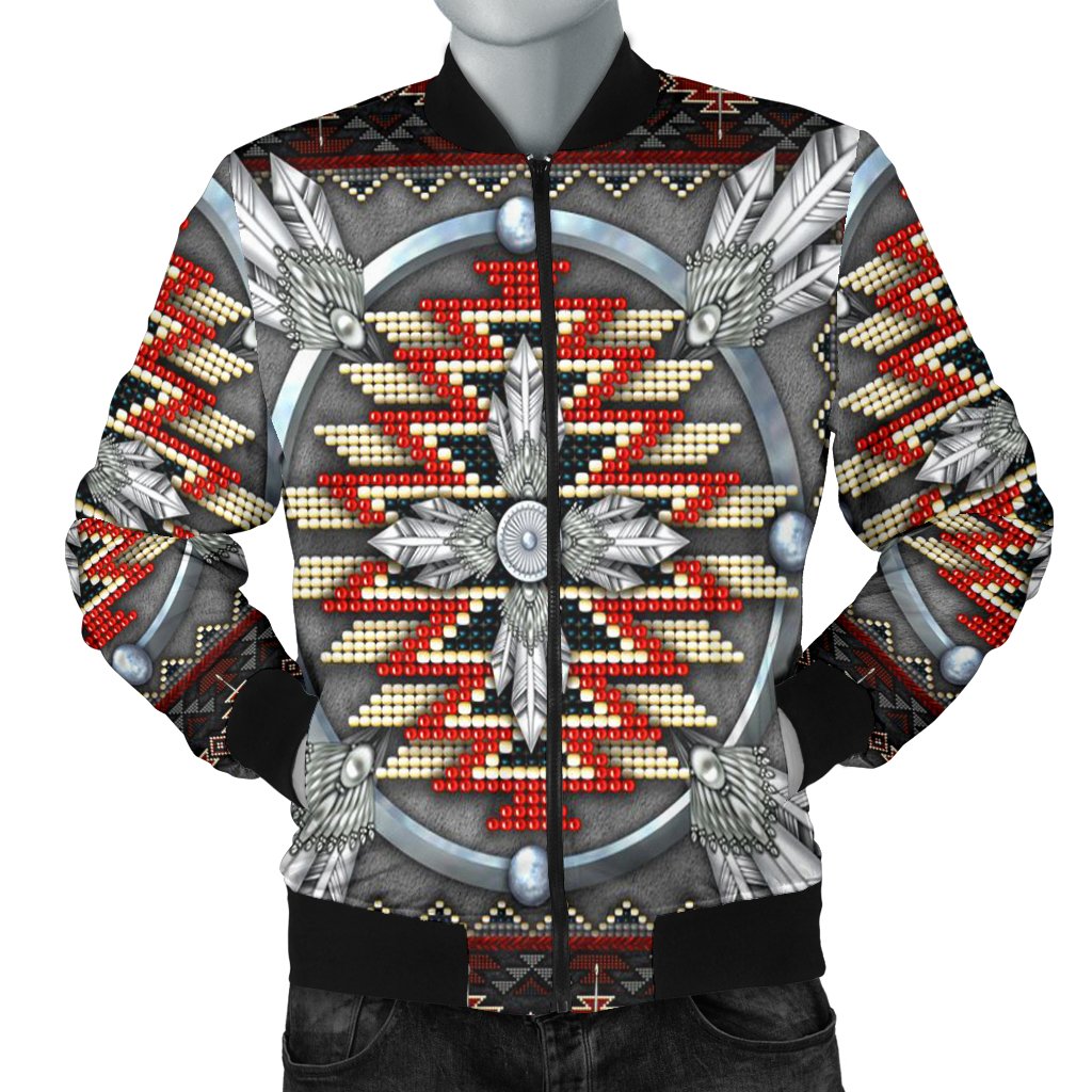 Naumaddic Arts Native American Bomber Jacket LT10 - Wonder Print Shop
