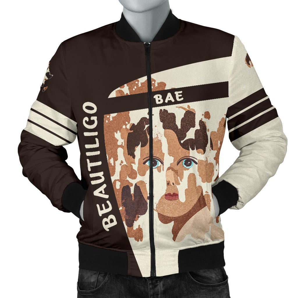 Wonder Print Shop Jacket Vitiligo Day Beautiligo Bae Bomber Jacket LT10 - Wonder Print Shop