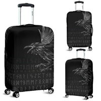 Viking Luggage Covers - The Raven Of Odin Rune RLT12 - Wonder Print Shop