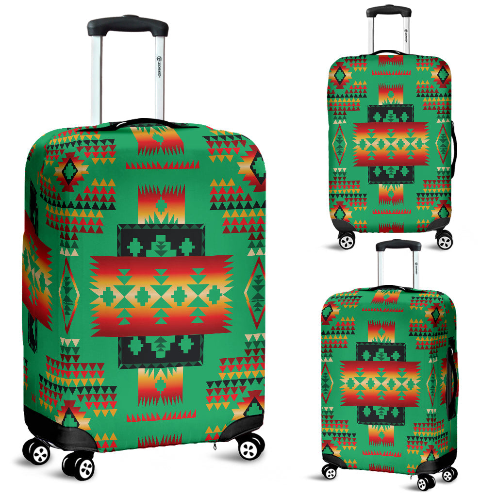Green Tribes Native American Luggage Covers LT10 - Wonder Print Shop