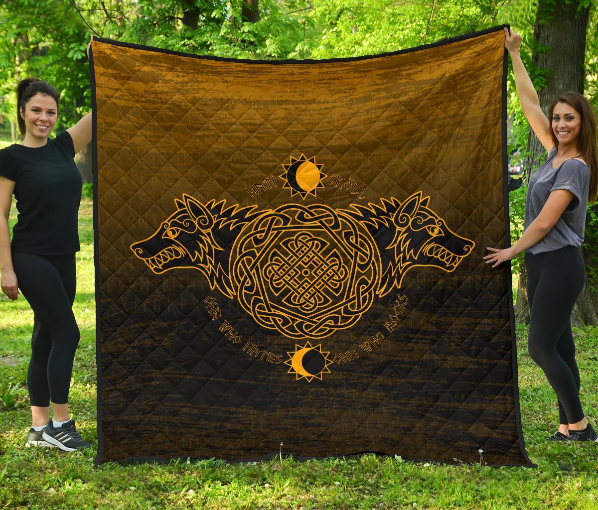 Viking Premium Quilt, Skoll and Hati RLT12 - Wonder Print Shop