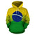 Brazil Flag Hoodie Stripes Style - Wonder Print Shop