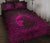 Viking Quilt Bed Set, Ethnic Odin Raven Pink RLT12 - Wonder Print Shop