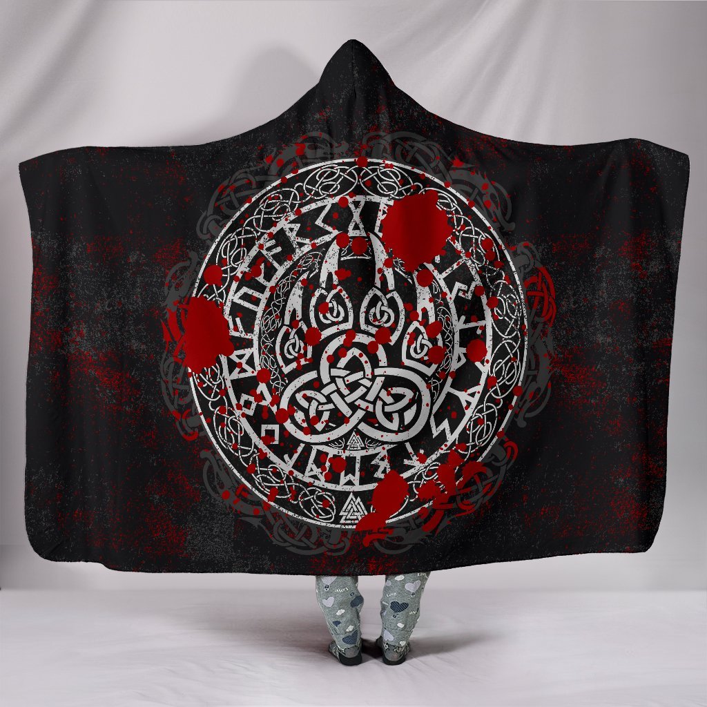 viking-hooded-blanket-viking-bear-claws-blood-tattoo