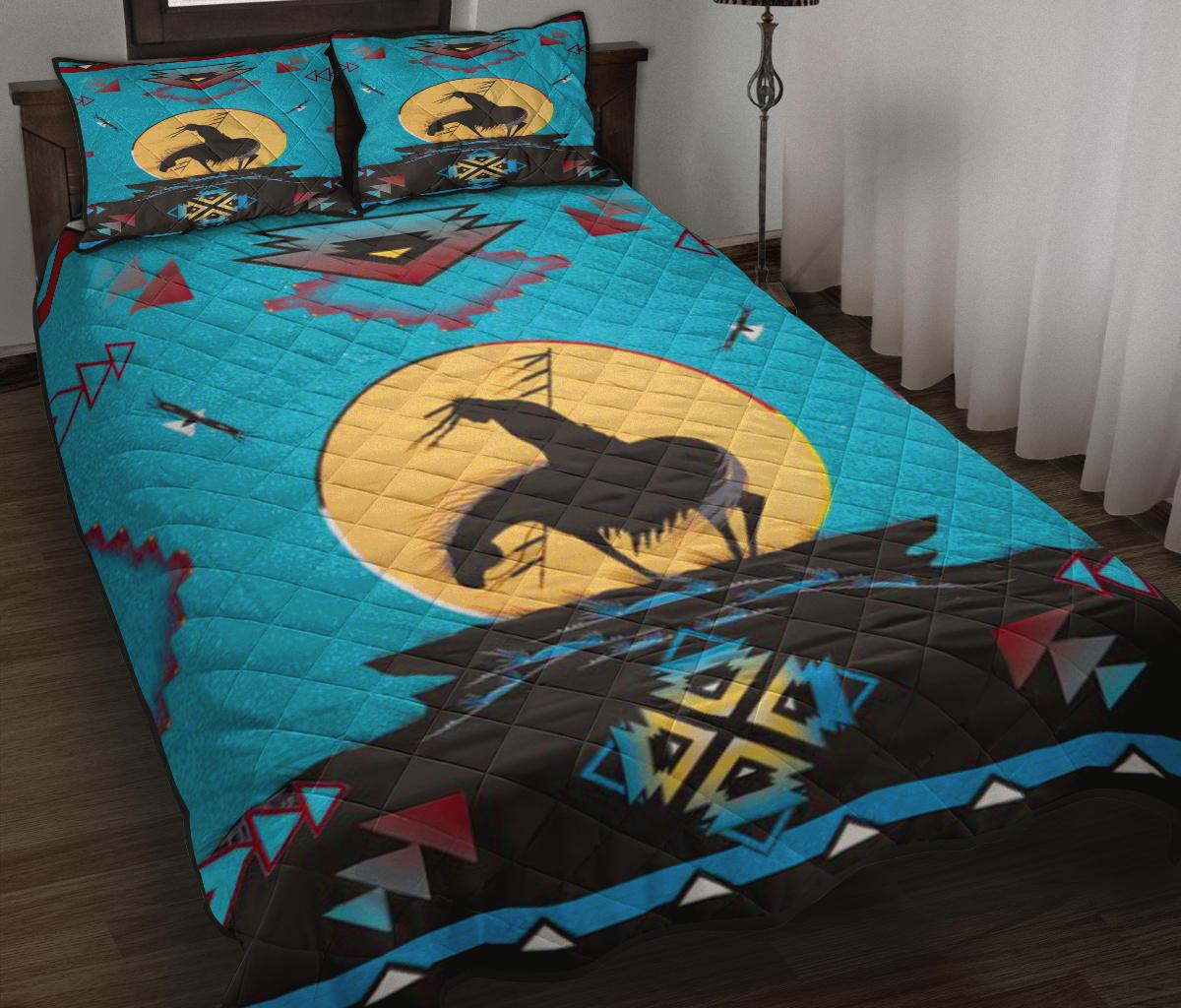Trail Of Tear Native American Quilt Bed Set LT10 - Wonder Print Shop