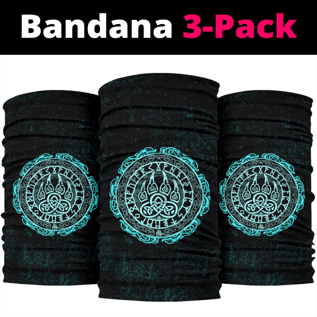 viking-bandana-3-pack-viking-bear-claws-cyan-tattoo