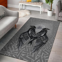 Viking Area Rug Raven Valknut RLT12 - Wonder Print Shop