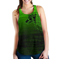 Viking Women's Racerback Tank, Skoll and Hati RLT12 - Wonder Print Shop