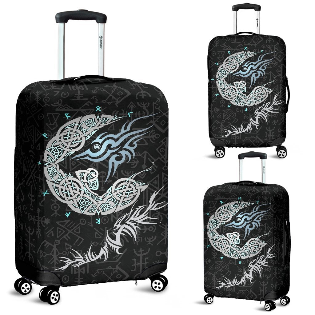 Viking Fenrir Wolf Luggage Covers RLT12 - Wonder Print Shop