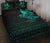 Viking Quilt Bed Set - The Raven Of Odin Rune Cyan RLT12 - Wonder Print Shop