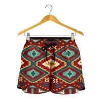 native-american-united-tribes-pattern-all-over-print-women-shorts
