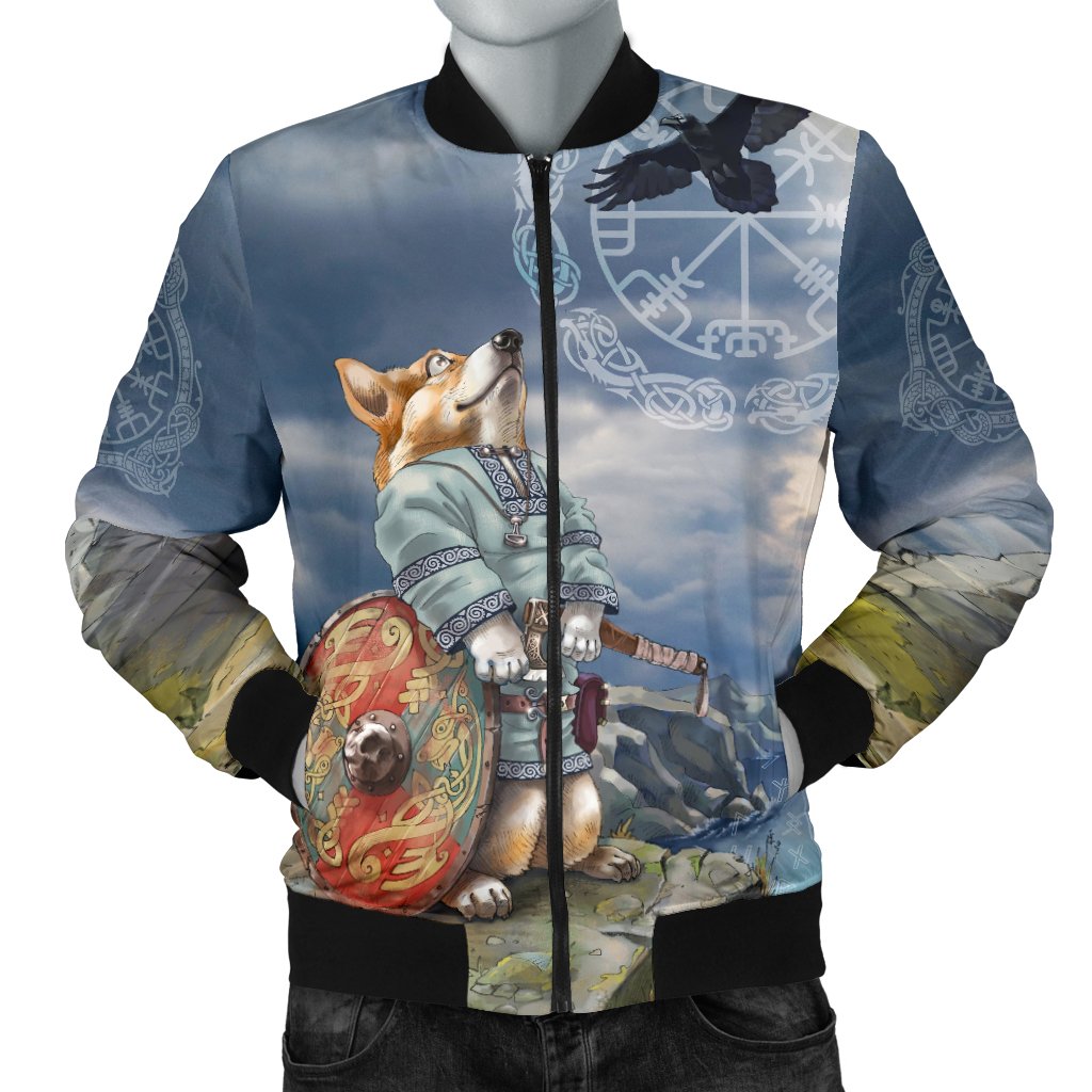 Viking Men's Bomber Jacket, Corgi RLT12 - Wonder Print Shop