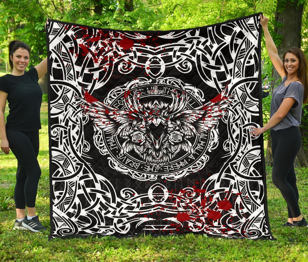 Viking Premium Quilt, Raven Blood RLT12 - Wonder Print Shop