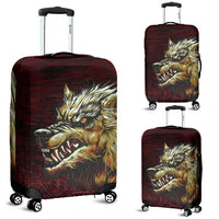 Viking Luggage Covers - Fenrir On The Blood Moon Background RLT12 - Wonder Print Shop
