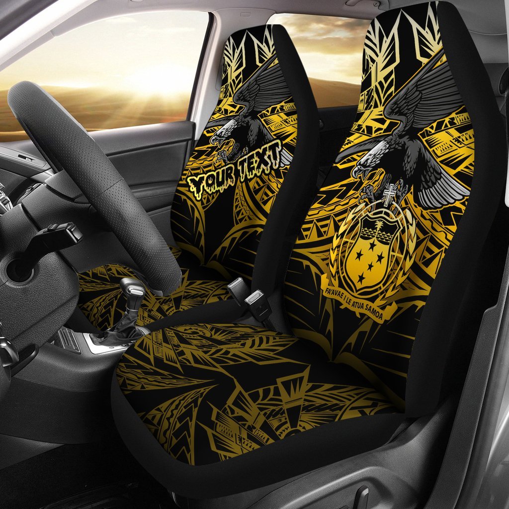 samoa-polynesian-custom-personalised-car-seat-covers-eagle-tribal-pattern-yellow