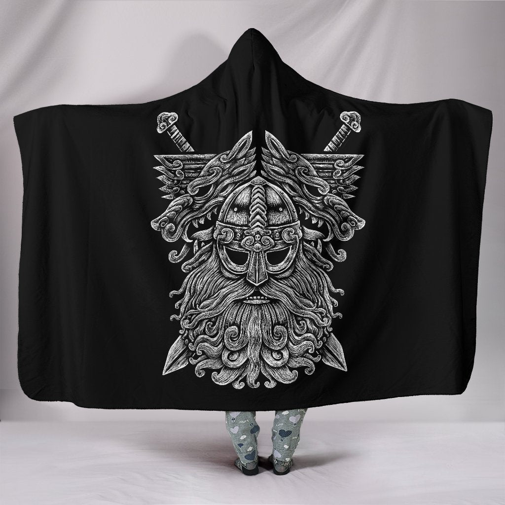viking-hooded-blanket-norse-god-odin-wolfs-swords