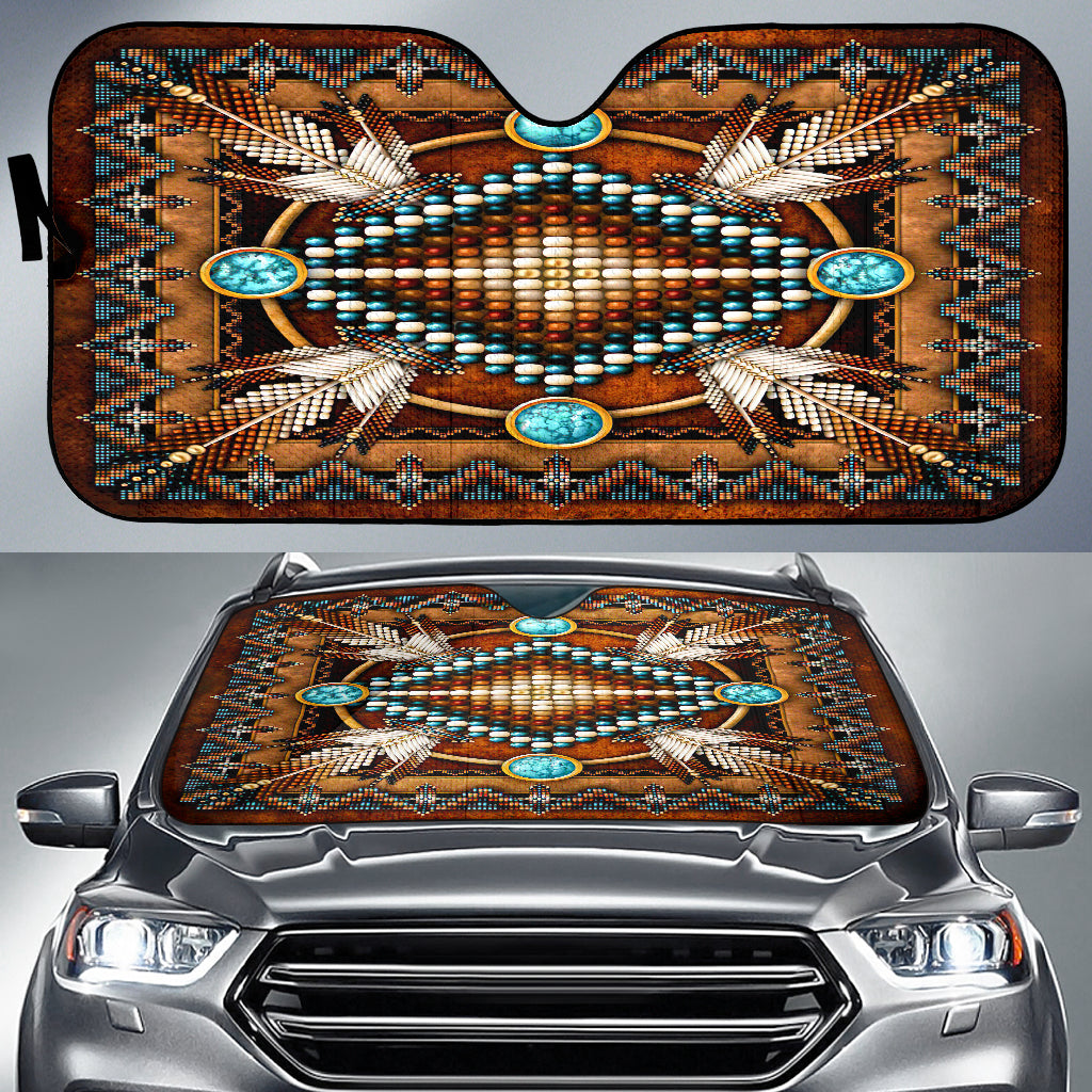 mandala-brown-native-american-auto-sun-shades