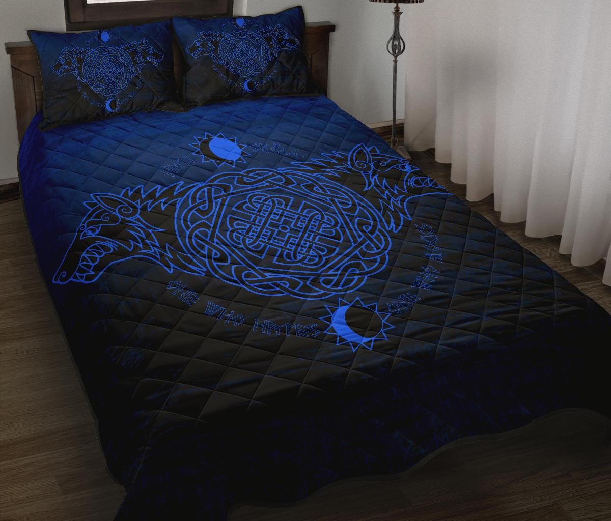 Viking Quilt Bed Set, Skoll and Hati RLT12 - Wonder Print Shop