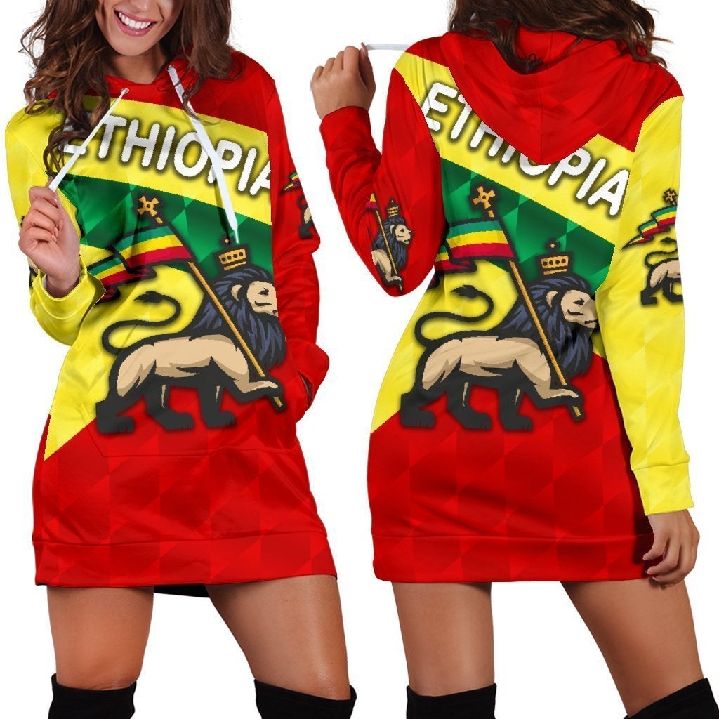 ethiopia-women-hoodie-dress-sporty-style