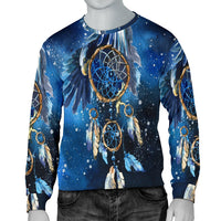 Blue Galaxy Dreamcatcher Native American 3D Sweatshirt LT10 - Wonder Print Shop