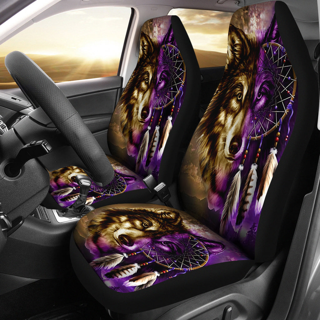dreamcatcher-purple-wolf-native-american-car-seat-covers