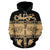 Fiji Tapa Hoodie Fiji Gold Coat of Arms - Wonder Print Shop