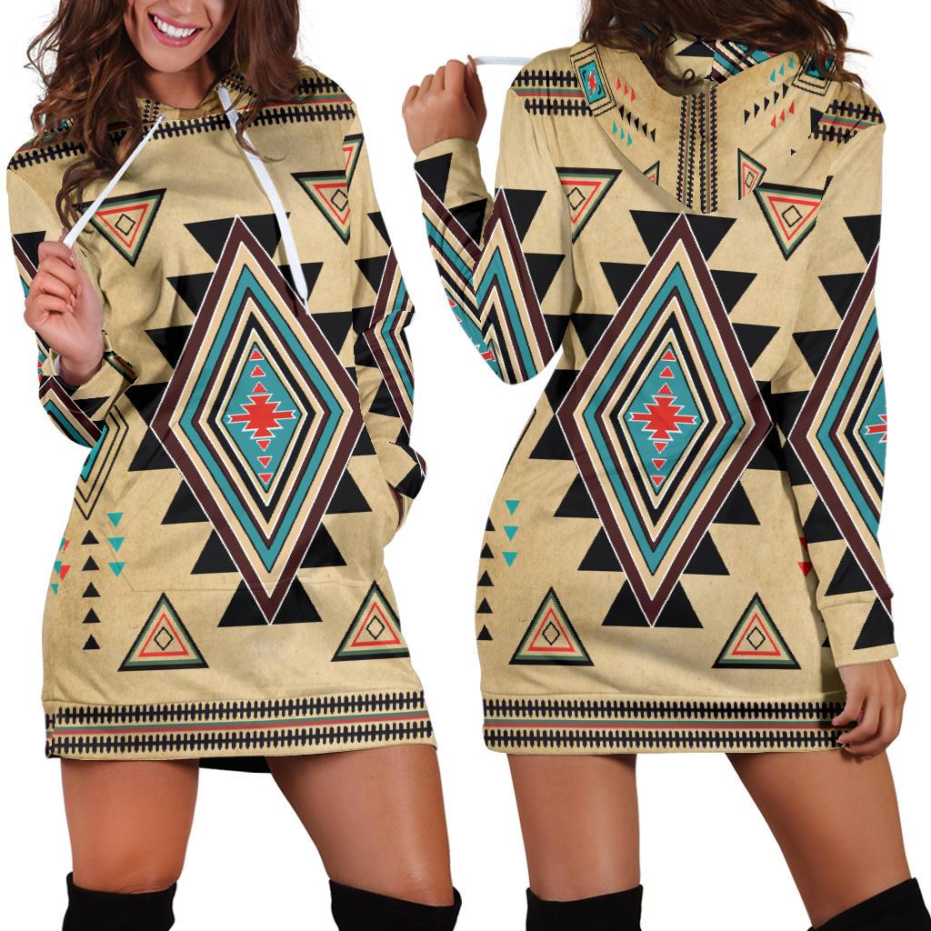 southwest-symbol-native-american-hoodie-dress