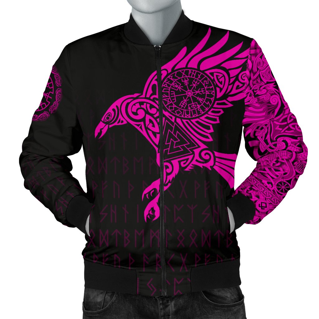 Viking Ravens Tattoo Men's Bomber Jacket RLT12 - Wonder Print Shop