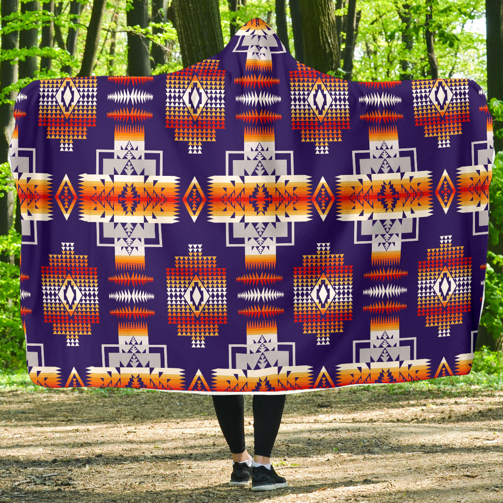purple-pattern-native-american-hooded-blanket