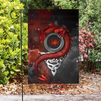 Wales Celtic Flag Dragon With Celtic - Wonder Print Shop