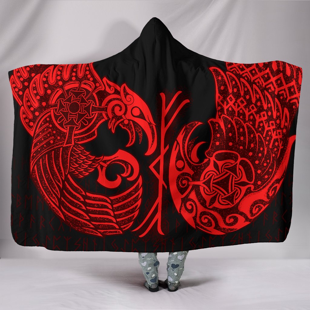 viking-hooded-blanket-raven-tattoo