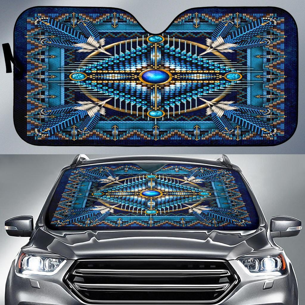 naumaddic-arts-blue-native-american-design-auto-sun-shades-no-use