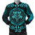 Viking Men's Bomber Jacket - Fenrir Viking Cyan 3D RLT12 - Wonder Print Shop