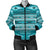 Blue Light Pattern Women's Bomber Jacket LT10 - Wonder Print Shop