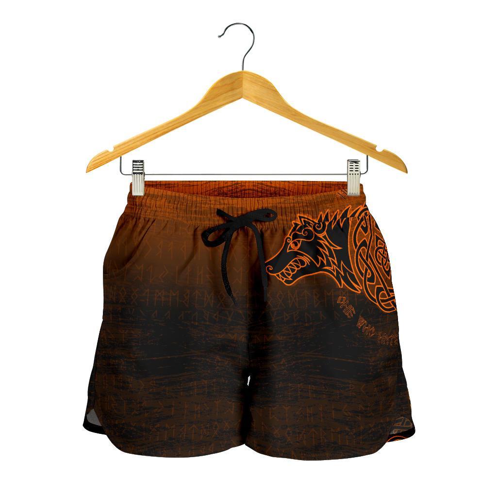 viking-womens-shorts-skoll-and-hati-orange