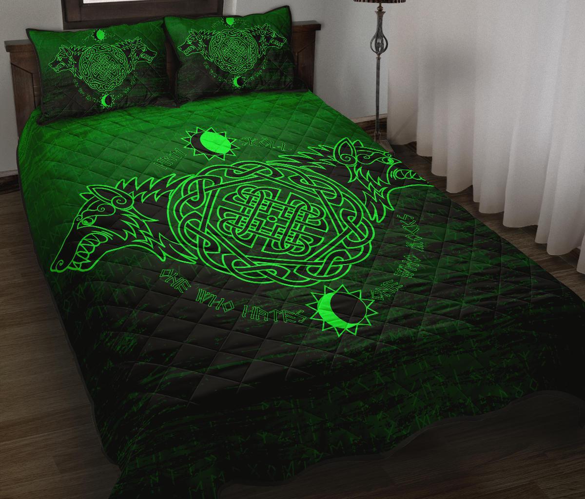 Viking Quilt Bed Set, Skoll and Hati RLT12 - Wonder Print Shop
