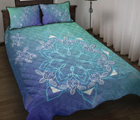 Flower Turtle Quilt Bed Set - Wonder Print Shop
