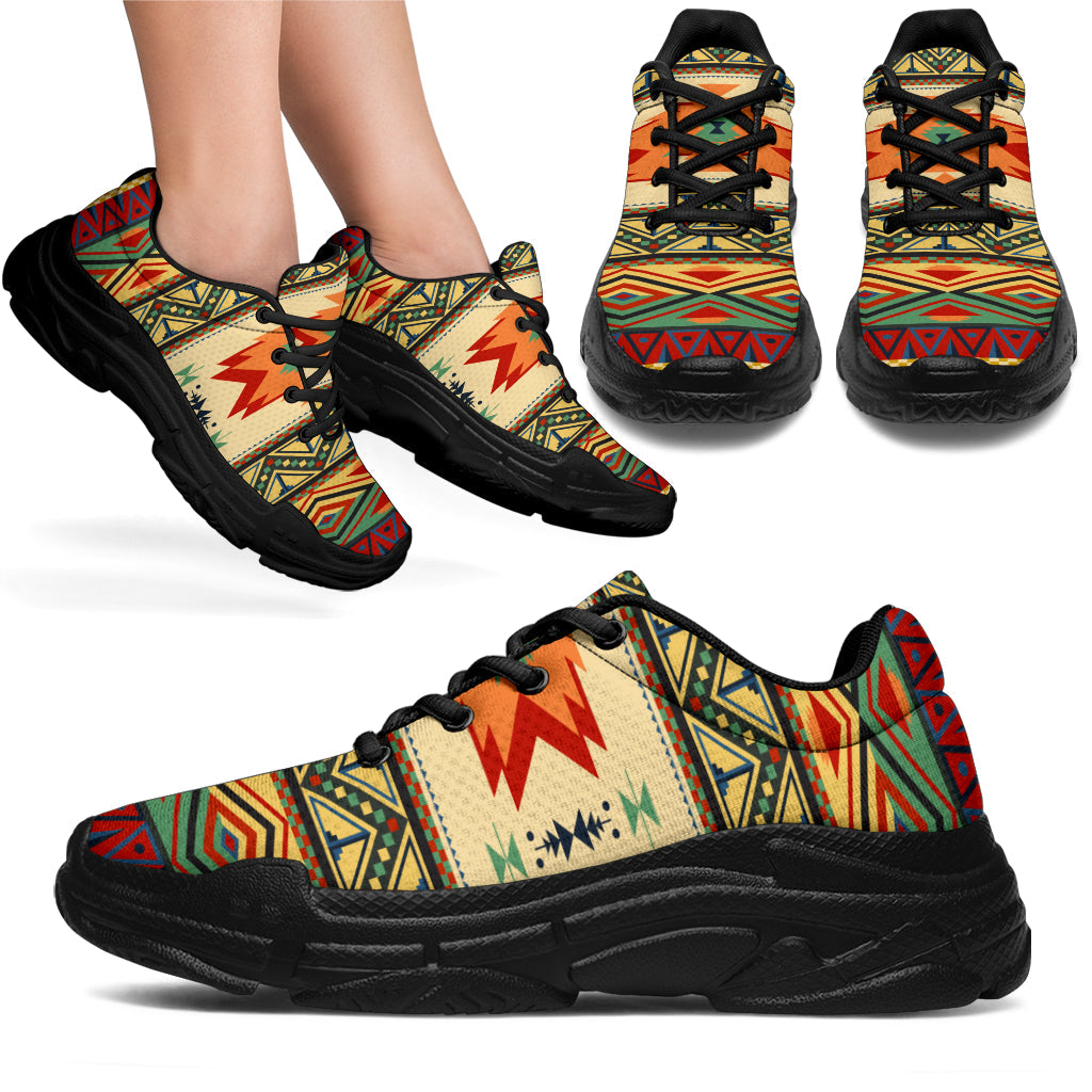 native-american-geometric-pattern-chunky-sneakers