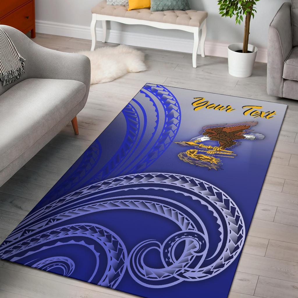 american-samoa-polynesian-custom-personalised-personalized-area-rug-bald-eagle-blue