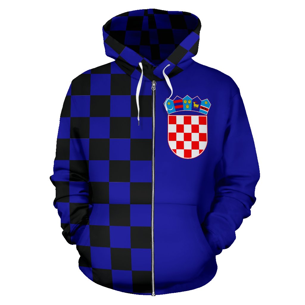 hrvatska-croatia-hoodie-blue-and-black-checkerboard-half-blue