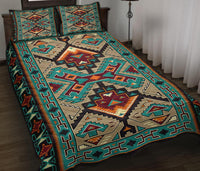Blue Tribe Design Native American Quilt Bed Set LT10 - Wonder Print Shop