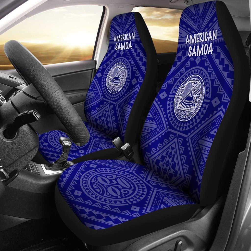 american-samoa-car-seat-covers-seal-in-polynesian-tattoo-style-blue