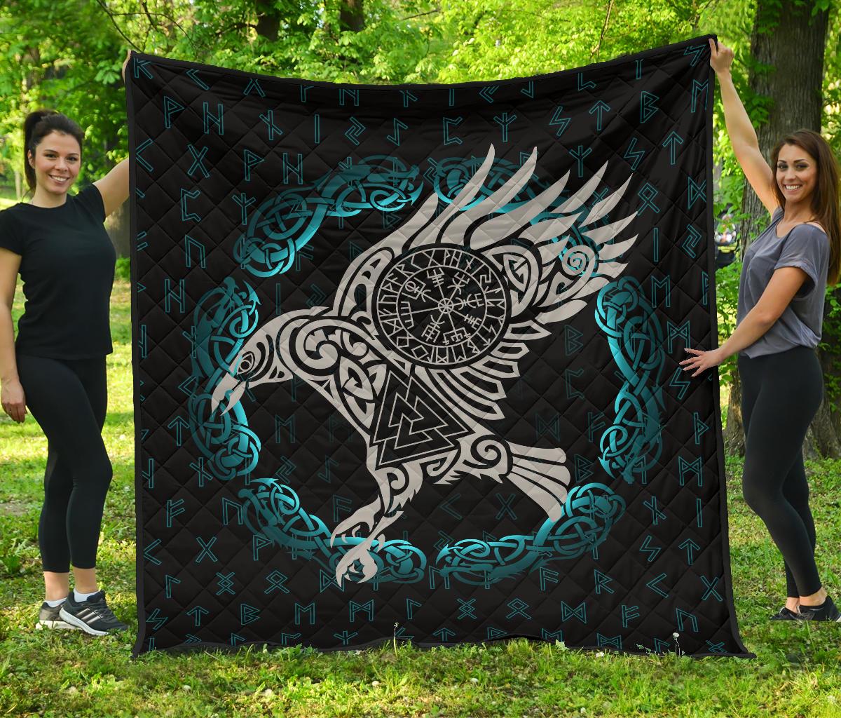 Viking Raven Premium Quilt RLT12 - Wonder Print Shop