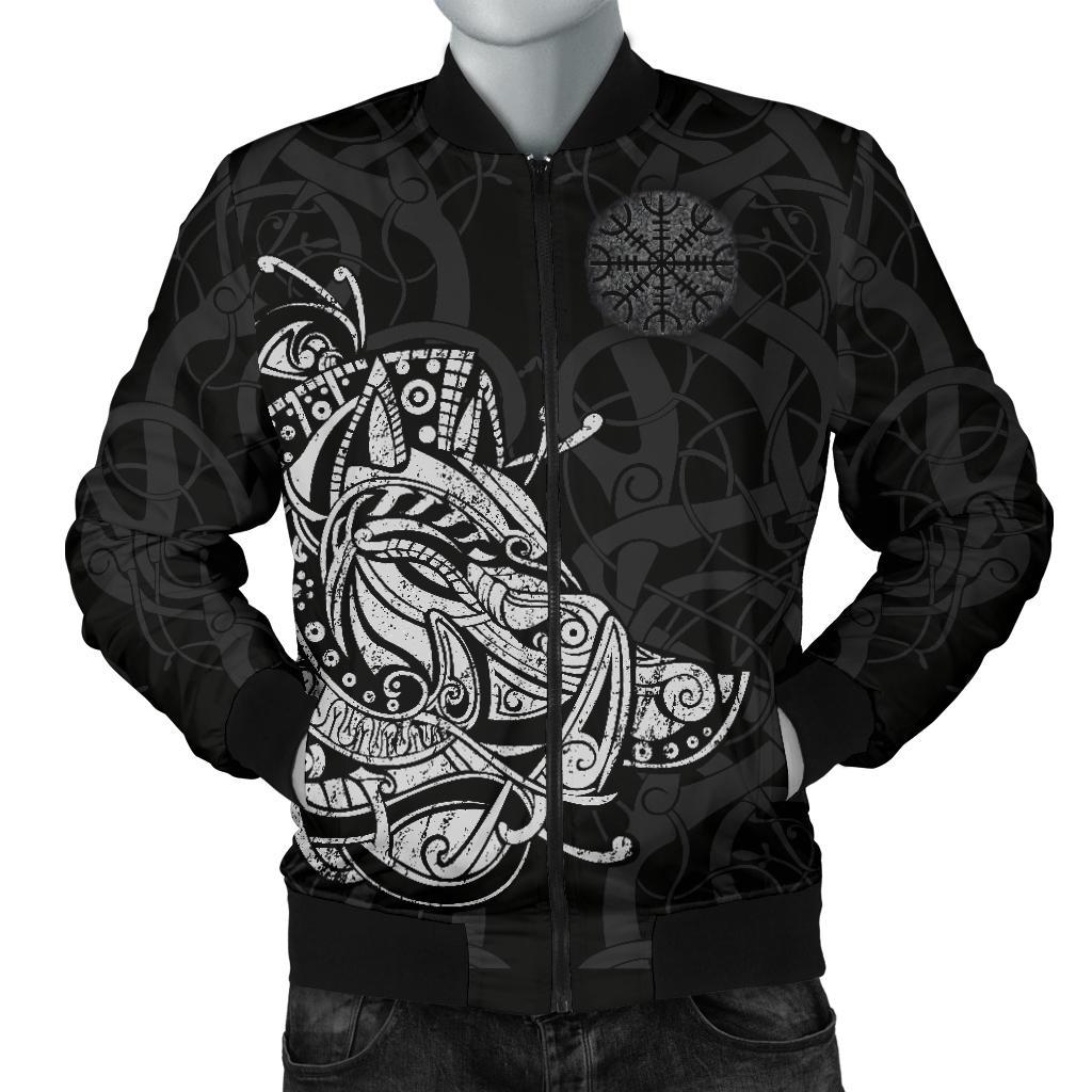 Viking Boar Men's Bomber Jacket RLT12 - Wonder Print Shop