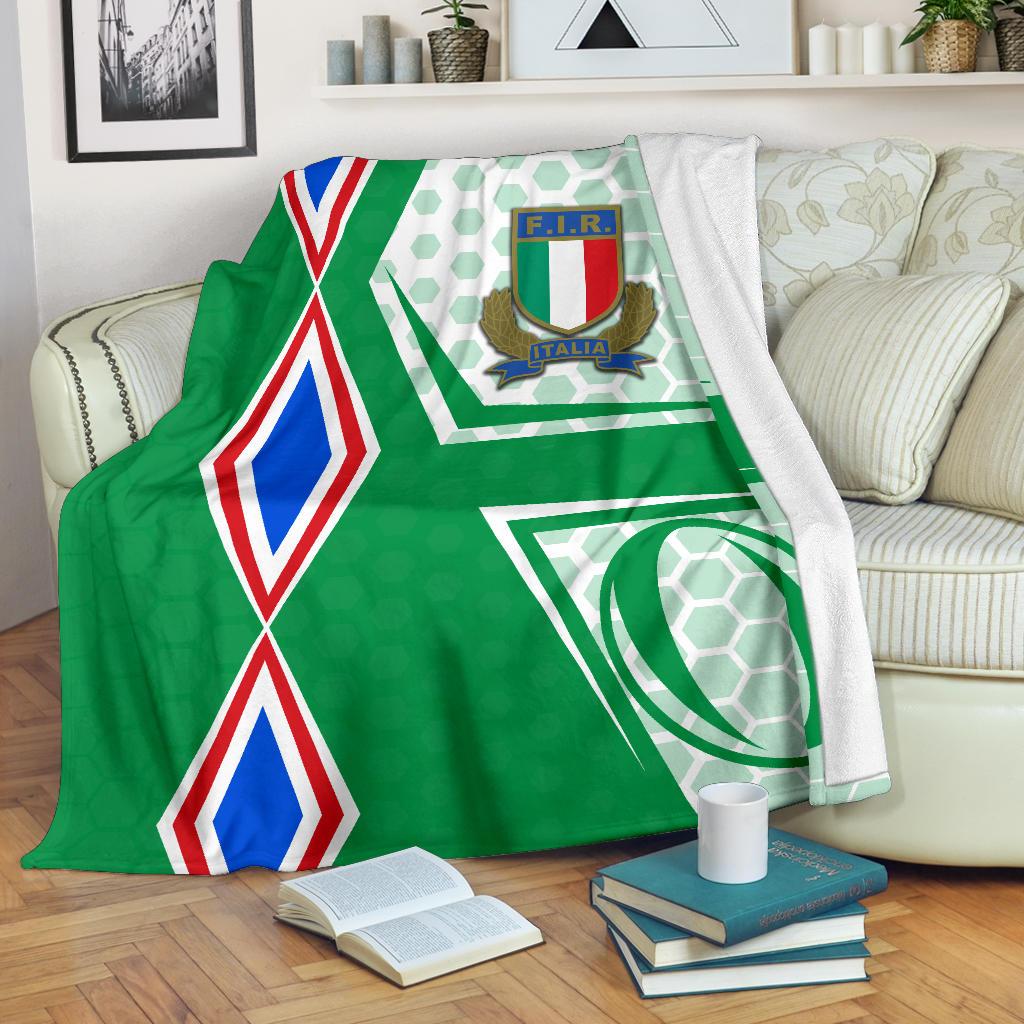 italy-rugby-premium-blanket-gli-azzurri-vibes-green