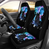 Wolf MidNight Forest Car Seat Covers LT10 - Wonder Print Shop