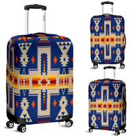 Navy Tribe Design Native American Luggage Covers LT10 - Wonder Print Shop